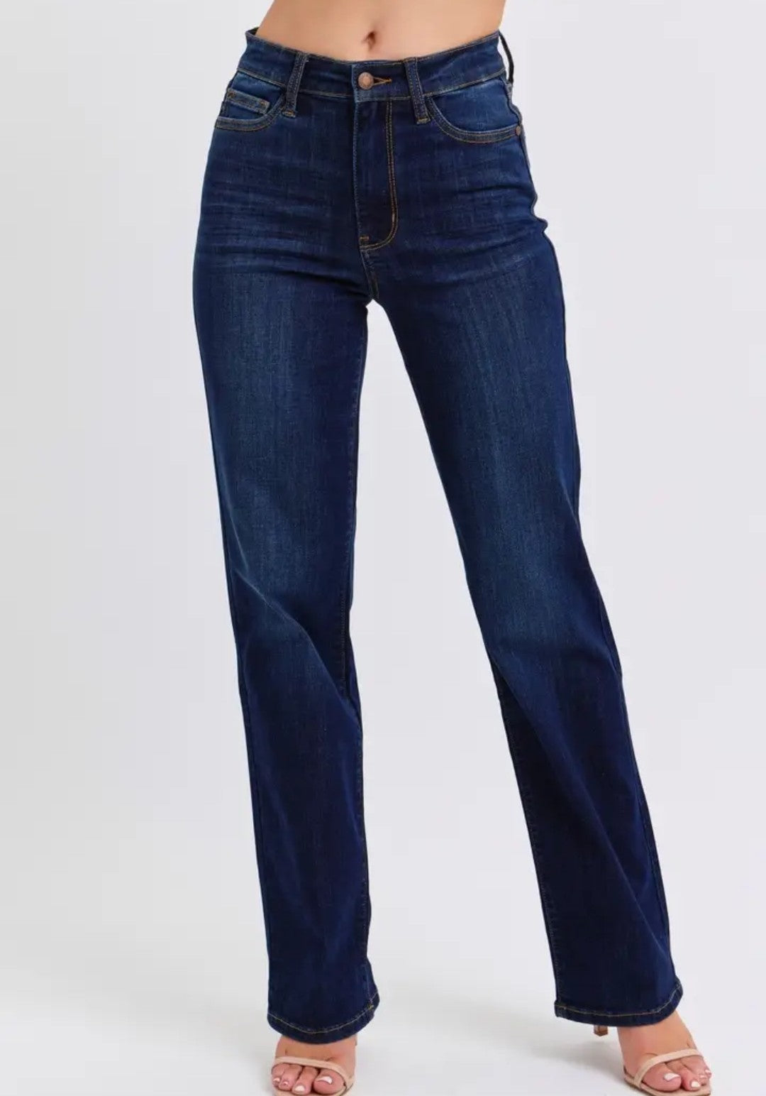 Judy Blue High Waisted Boot Cut Jeans - Light Wash